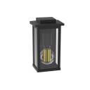 Philips Mirth Väggarmatur (E27-sockel) IP44 Aluminium/Glas Svart