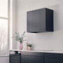 Røroshetta Groove Sense Ventilator Vegghengt Børstet Stål / 60cm Normalventilasjon