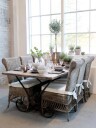 Chic Antique Fransk flettet spisestol med pute 40379-00