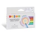 Primo Glitter-markers 6-sett