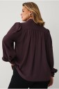 Ellos Plus collection   Bluse med puffermer   Lilla