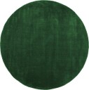 Rundt teppe   Recycled PET with viscose look grønn Størrelse: Ø 120 cm