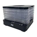 RAW DH6 Dehydrator med 6 Hyller og Temperaturjustering, Svart