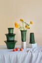 Bergs Potter Plantepotte Daisy Glazed Grønn