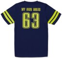 Hyperfied Back Logo T-Shirt Medieval Blue 86-92