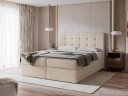 Kleiv kontinentalseng med oppbevaring 140x200 cm   beige