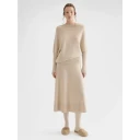 Agnona Dame Strikkevarer Beige M,