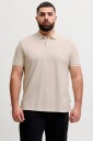 Jack & Jones Plus   Pologenser jprblaWeston SS Polo   Beige
