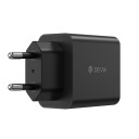 Devia Lader Rocket Pd 45W 1Xusb-C Svart + Usb-C Til Usb-C-Kabel