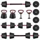  4 i 1 Manualsett 40kg Svart og Rød Sement og jernsand