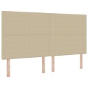  LED Hodegavl med LED lysstrimler Grågrønn 180 cm Corduroy stoff