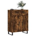 vidaXL Skjenk røkt eik 69,5x34x90 cm konstruert tre