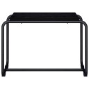 vidaXL TV benk 60 x 35.5 x 42 cm Svart eik Konstruert tre