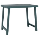 vidaXL Campingbord grønn 79x56x64 cm PP tre-utseende