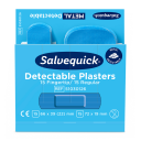 Salvequick 51030126 Blue Detectable Plaster Blanding, 6 x 30 stk.