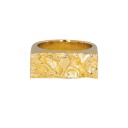 IX Studios Rustic Ring 18 kt. Gullbelagt sølv DMN0321GD56 - Unisex - 925 sterling silver