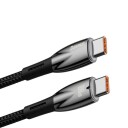 Baseus USB-C cable for USB-C Glimmer Series 100W 2m (Black)