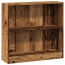 Bokhylle gammelt tre 80x24x76 cm konstruert tre