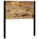 sengegavl 100 cm heltre mango og jern