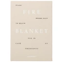 Printworks Fire Blanket Beige