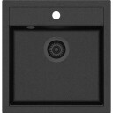 Lavabo Jupiter 50 Kjøkkenvask 510x490 mm, Sort
