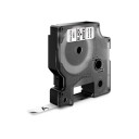 Dymo Tape D1 9mm Svart/hvit