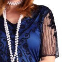 Thetru B.v. 20-talls Gatsby Kjole Blå Kostyme Deluxe XX-Large 4190-0401-0XXL