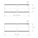 Pipelife Smartline Avløpsrør PP med Muffe 110mm / 1 Meter