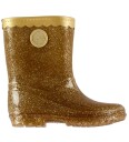 Sofie Schnoor Baby and Kids Nillesk Rubber Boot W/O Lining   Gold   33