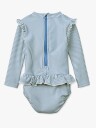 Liewood Sille Baby Seersucker Swimsuit Blue 86
