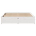  Sengeramme uten madrass hvit 150x200 cm heltre furu 8721102940545