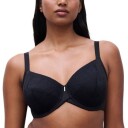 Chantelle BH EasyFeel Very Covering Underwired Bra Svart nylon F 100 Dame