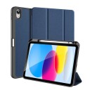 Dux Ducis Domo iPad (2022) Tri-Fold Smart Folio-etui Blå