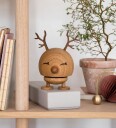 Hoptimist Medium+ Reinsdyr Bimble Pyntefigur Eik Brun 14 cm