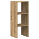  Bokhylle stablebar artisan eik 30x30x80 cm konstruert tre