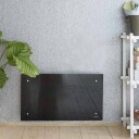 Adax Clea H panelovn med termostat og WiFi 1000W/400V, Sort glass - 13 m²