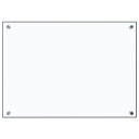 vidaXL Kjøkkenplate gjennomsiktig 70x50 cm herdet glass