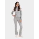 WoolLand Hemsedal Strikket Ullgenser Dame Grey Melange L