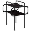 vidaXL Kaffebord Svart eik 40 x 40 x 51 cm Konstruert tre