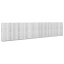 vidaXL Gabion med 5 mm tråd og 5x2,5 cm nett 900x50x200 cm