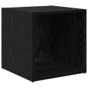  TV skap 2 pcs Svart 37 x 35 x 37 cm Konstruert tre