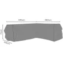 Brafab Møbelbeskyttelse Hjørnesofa 260/335x70 cm Premium