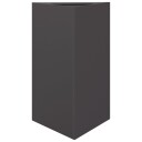 Plantekasse svart trekantet 50x43x75 cm stål