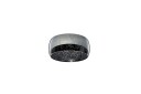 Crystel Taklampe 50 cm 5xE14 Krom/Krok glass -