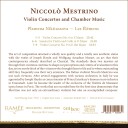 Plamena Nikitassova, Les Elemens, Niccolo Mestrino  Violin Concertos and Chamber Music  CD