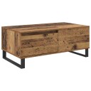  Kaffebord med skuff Gamle tre 90 x 50 x 36,5 cm Konstruert tre
