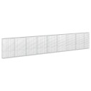 vidaXL Gabion med 3,5 mm tråd og 5x10 cm mesh 850x30x150 cm