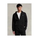 Polo Ralph Lauren Double Knit Full Zip Hoodie   Black   M