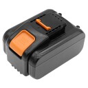 Worx WX152.2 batteri (5000 mAh 16 V, Sort)