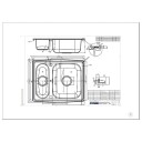 Intra Horizon 615sh-02 Kjøkkenvask Plan-/underliming
